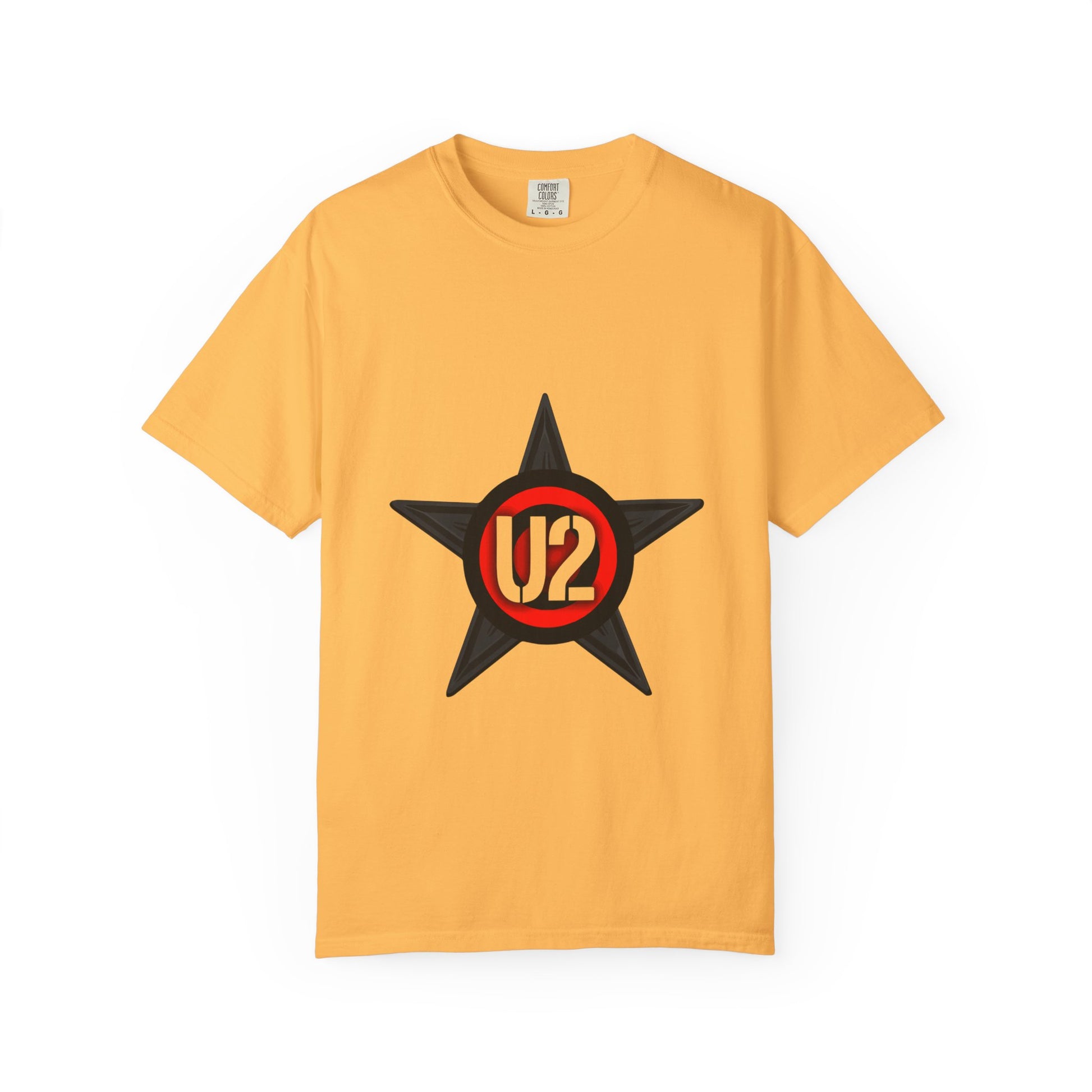 Retro Star Emblem Unisex Garment-Dyed T-shirt - snazzymerch