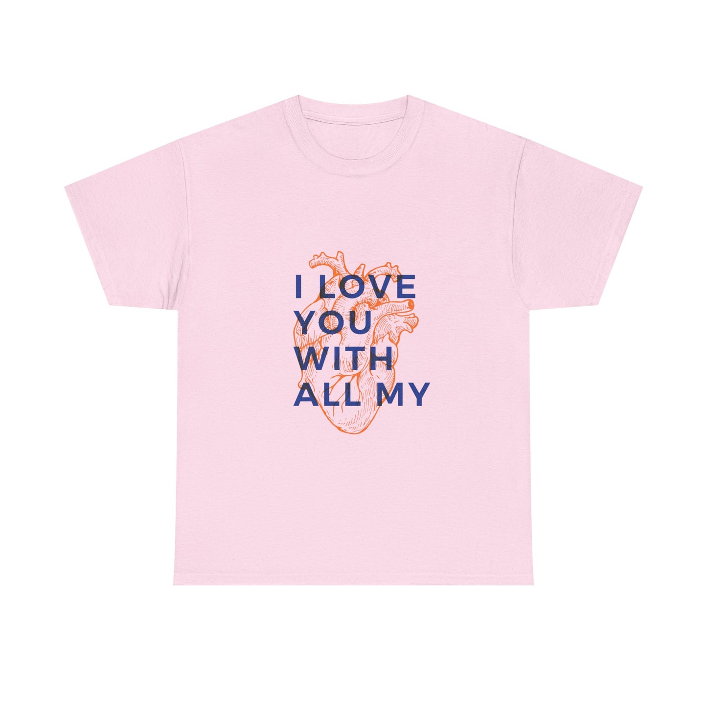 All My Heart Anatomical Art Unisex Heavy Cotton Tee - snazzymerch