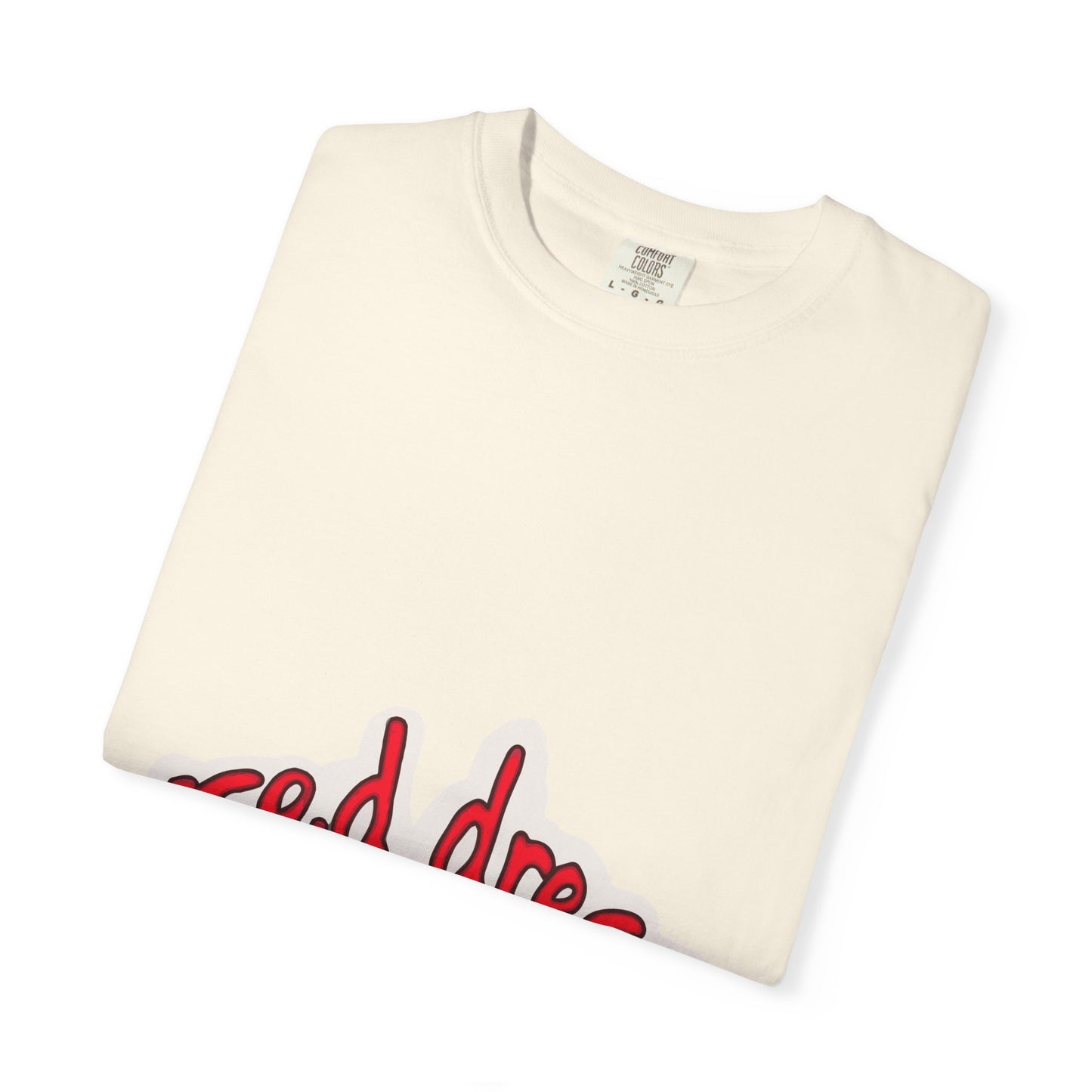 Red Dress Aesthetic Unisex Garment-Dyed T-shirt - snazzymerch