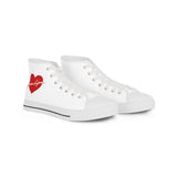 Love Signature Heart High Top Sneakers - snazzymerch