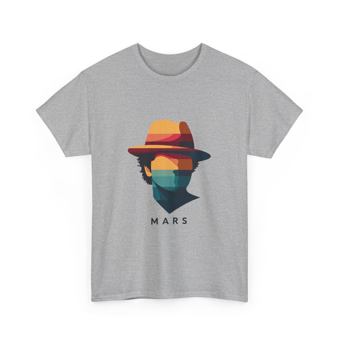 Funk Shadow Portrait Unisex Heavy cotton Tee Printify