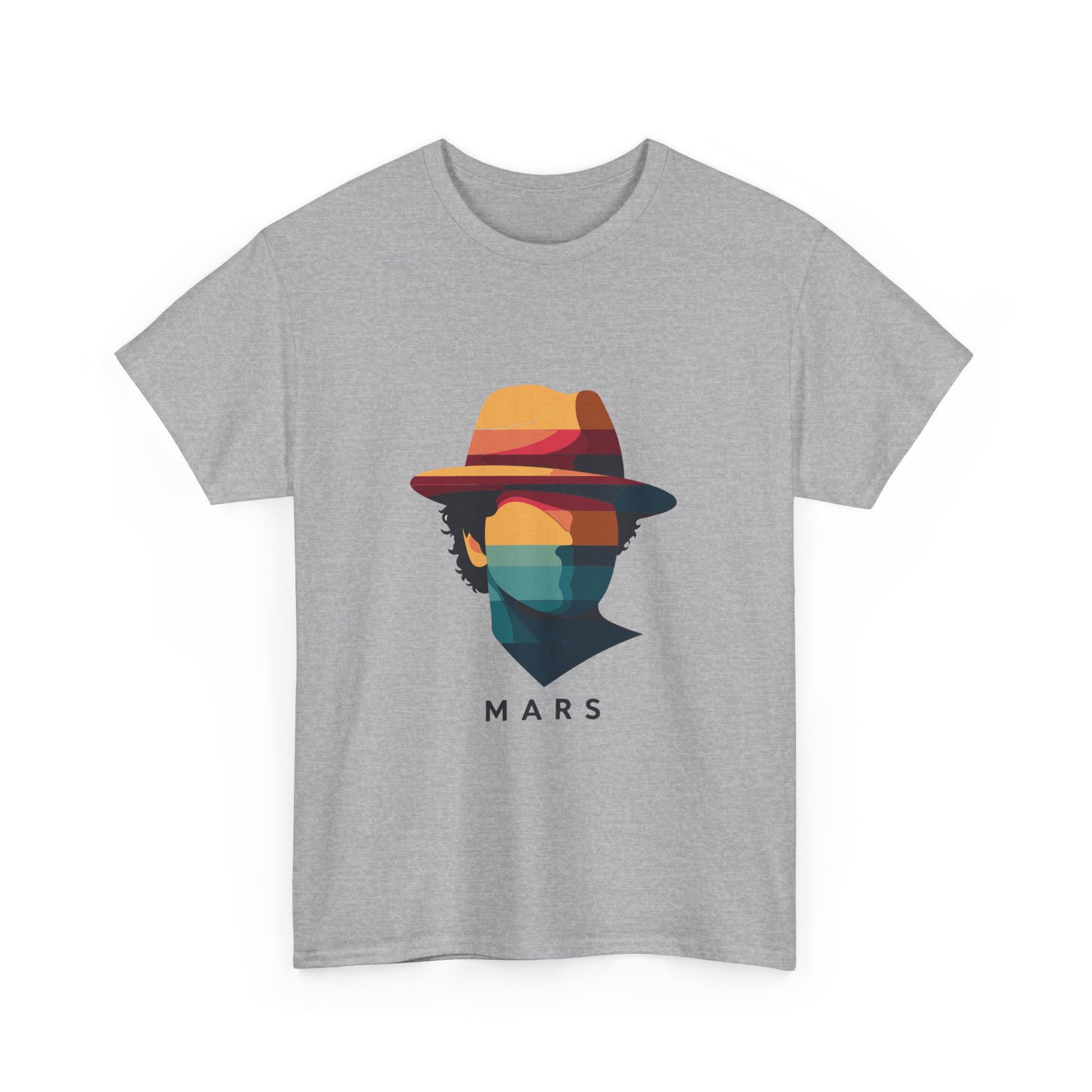 Funk Shadow Portrait Unisex Heavy cotton Tee Printify