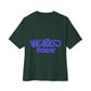 World Tour Bubble Letter-Oversized Tee Printify
