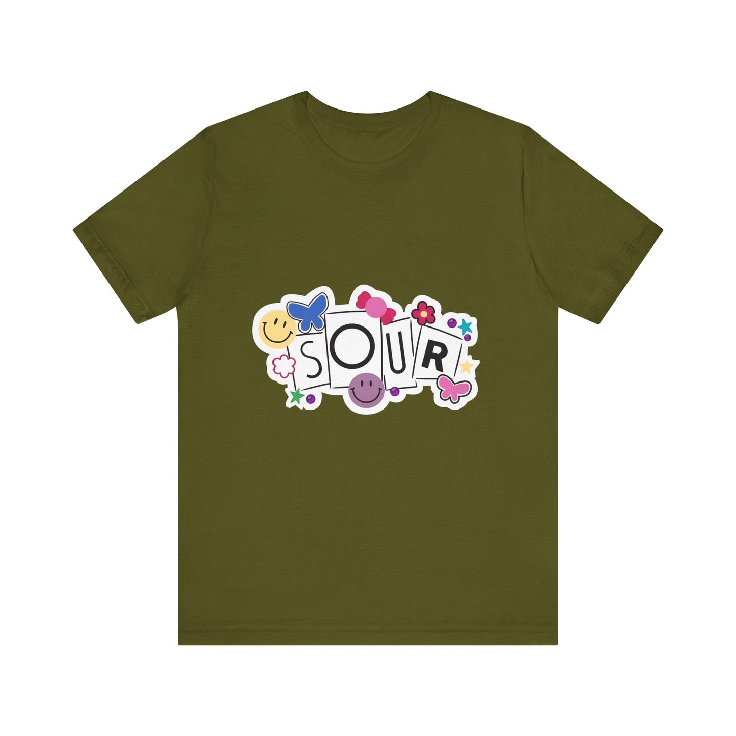 Olivia Rodrigo Unisex Jersey Short Sleeve Tee - Sour Printify