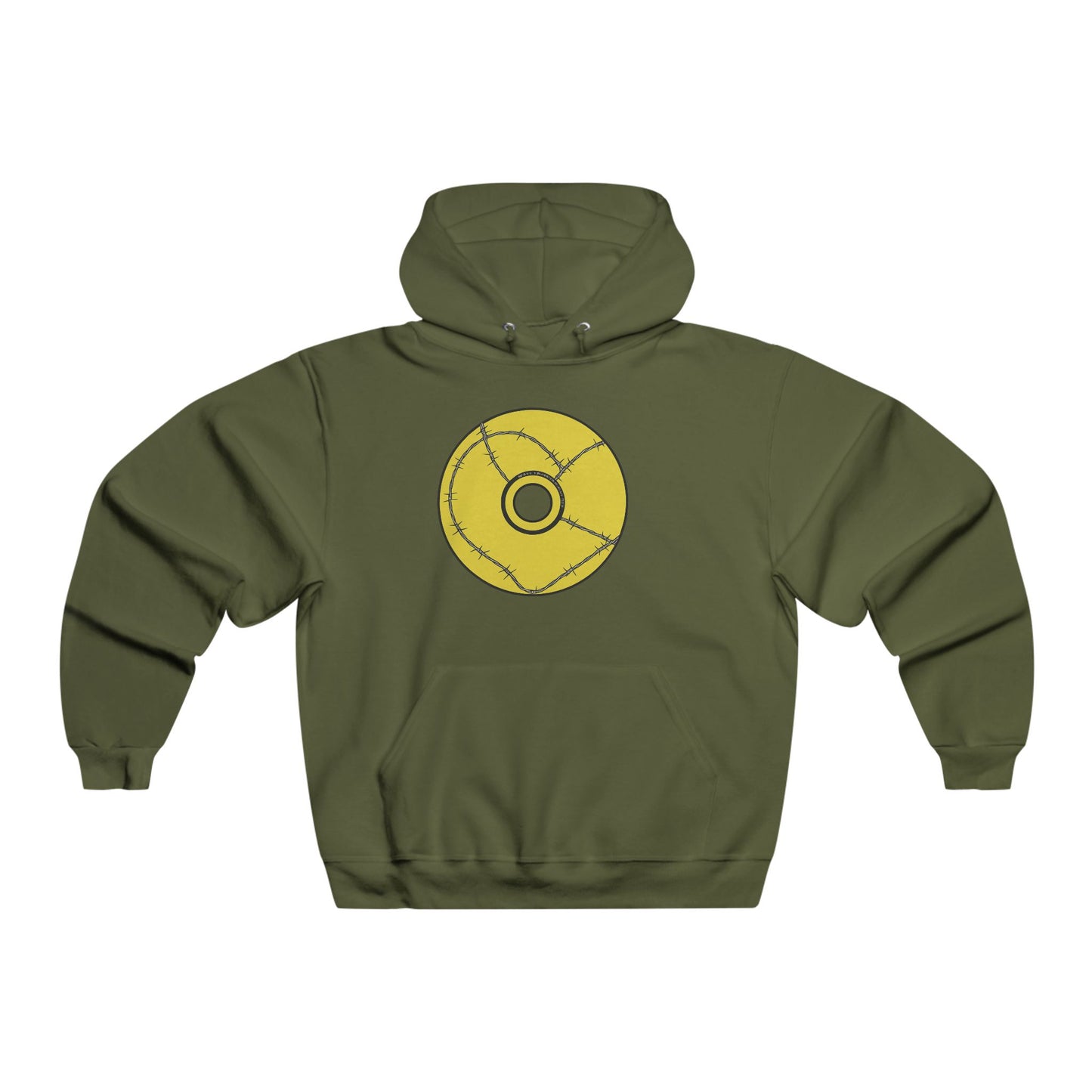Cracked Vinyl Vibe NUBLEND® Hooded Sweatshirt - snazzymerch