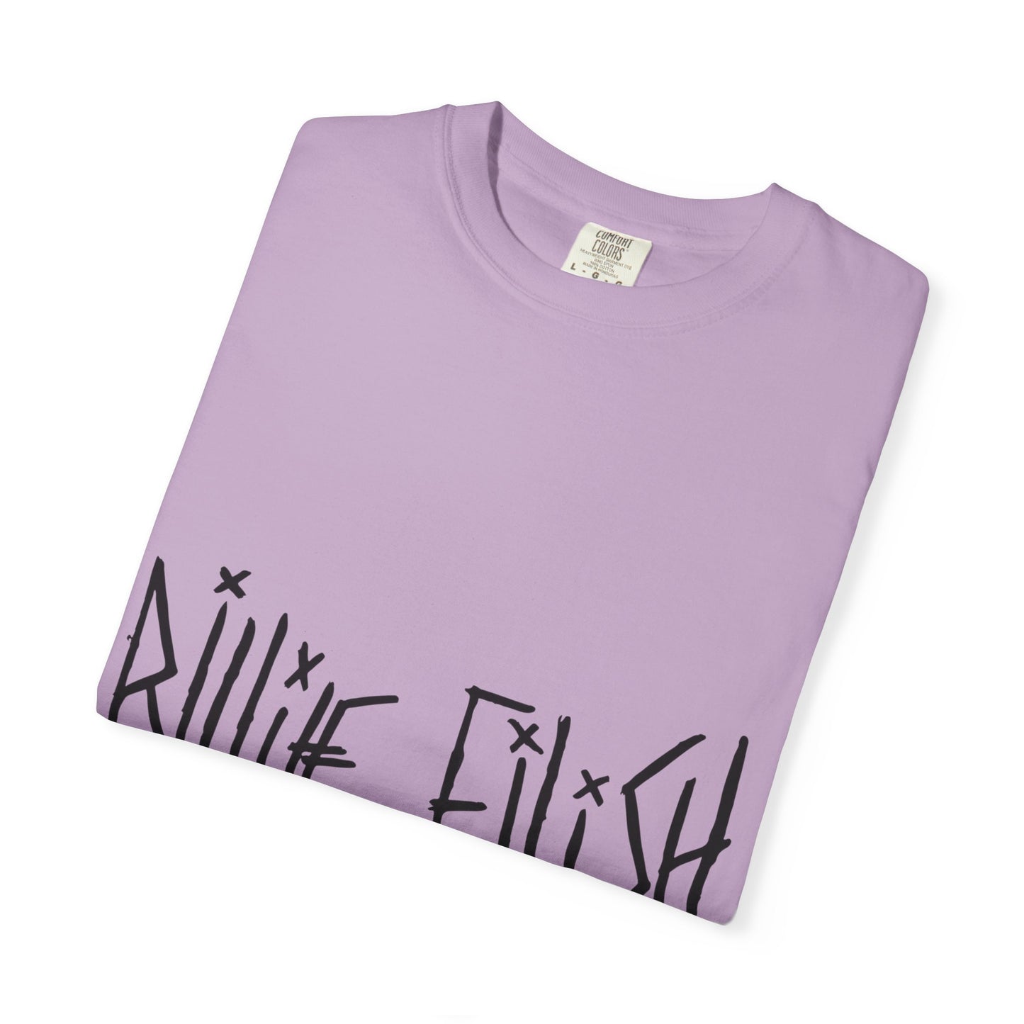 Billie Eilish Inspired Dyed T-shirt – Twisted Ink Font Edition Printify