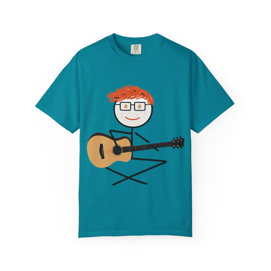 Ed Sheeran Guitar Dyed T-Shirt | Vintage Comfort