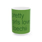 Green Text Statement Ceramic Mug, (11oz, 15oz) - snazzymerch