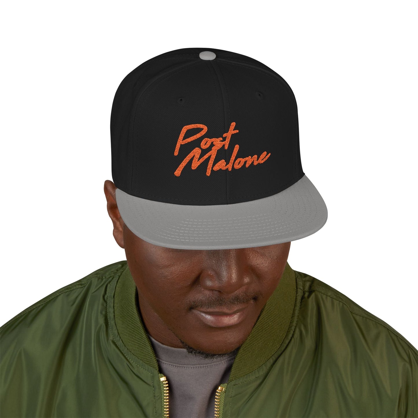 Snapback (Embroidery) – Post Melone Name Design Printify