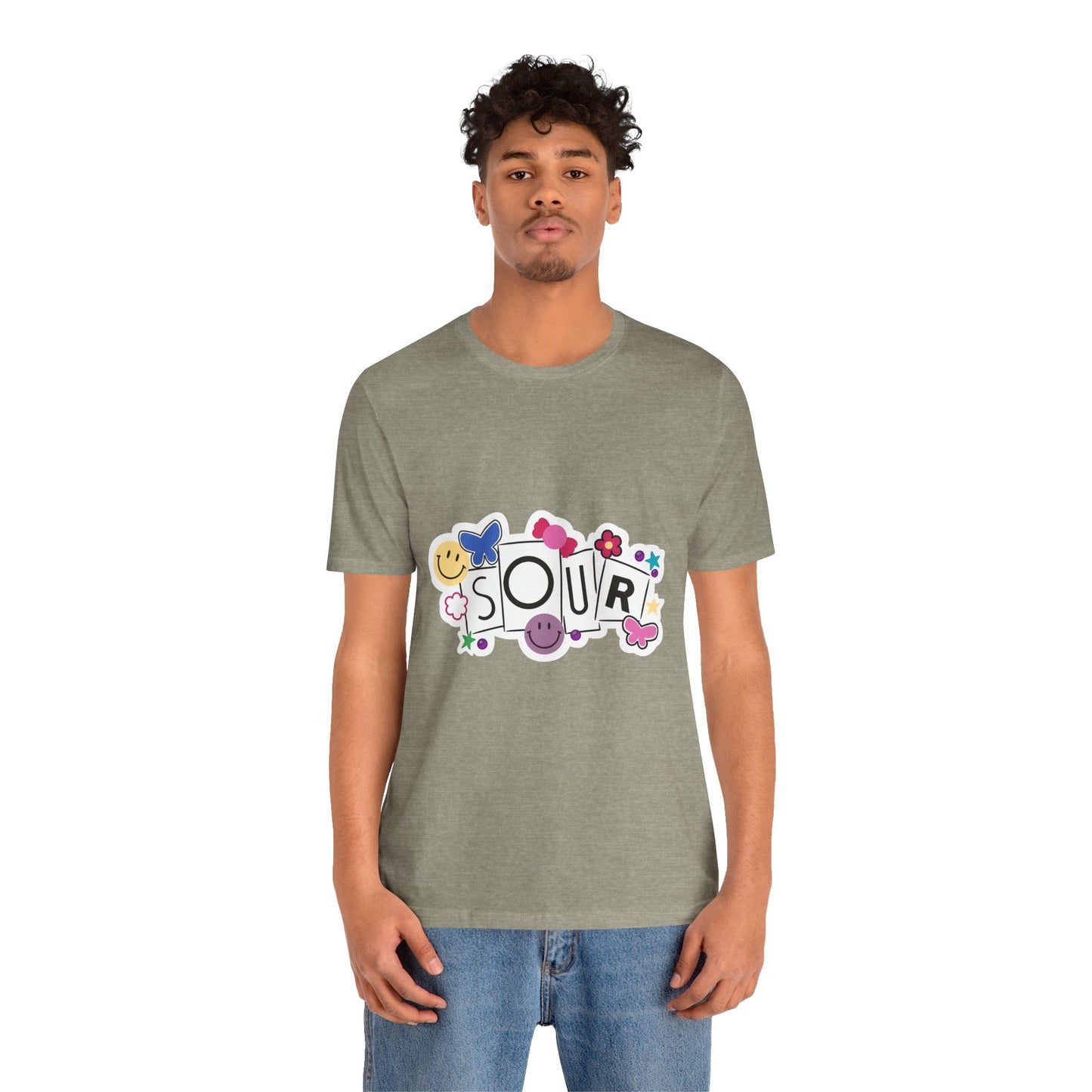 Olivia Rodrigo Unisex Jersey Short Sleeve Tee - Sour Printify