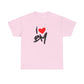 Sketch Love Groove Unisex Heavy cotton Tee Printify