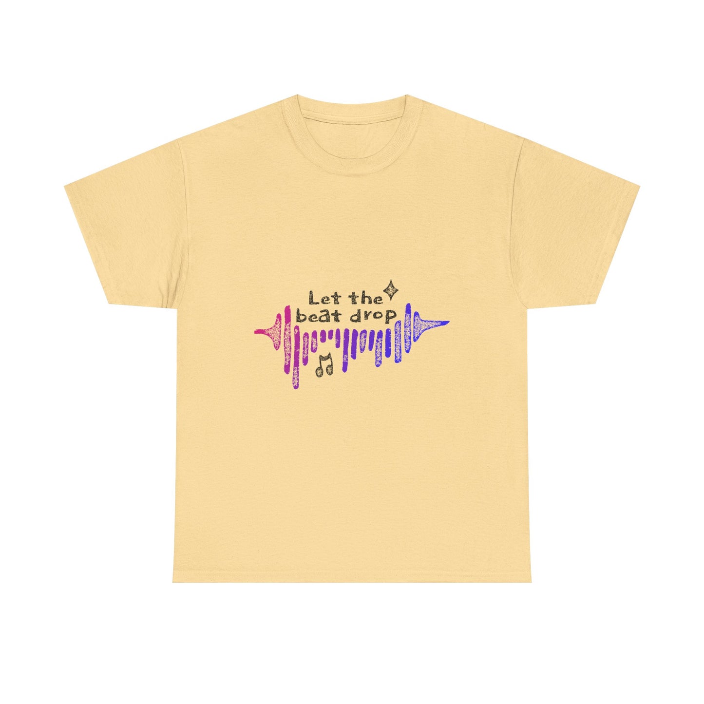 Bold Beats Visualizer Unisex Heavy cotton tee Printify