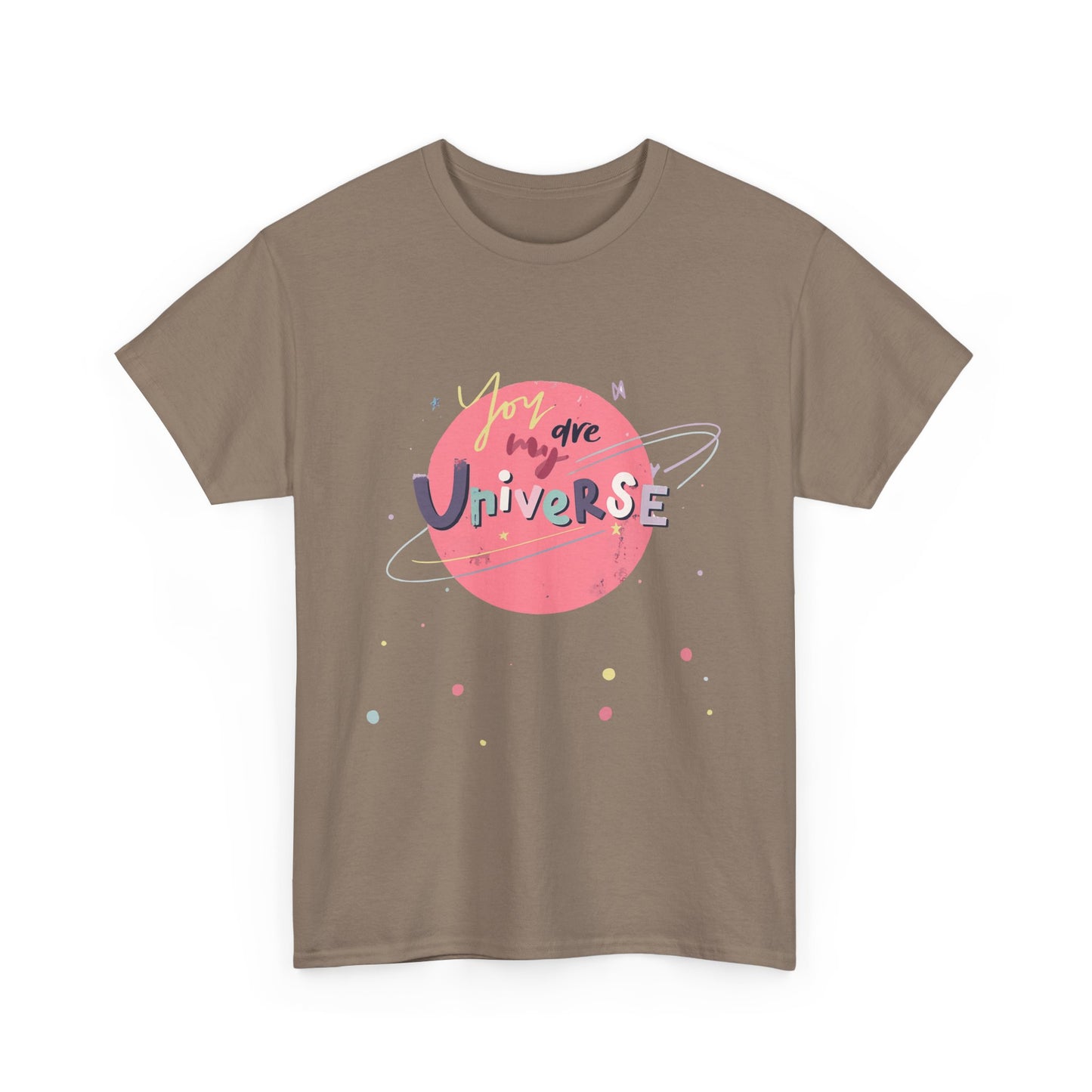Pastel Planet & Universe Unisex Cotton Tee Printify