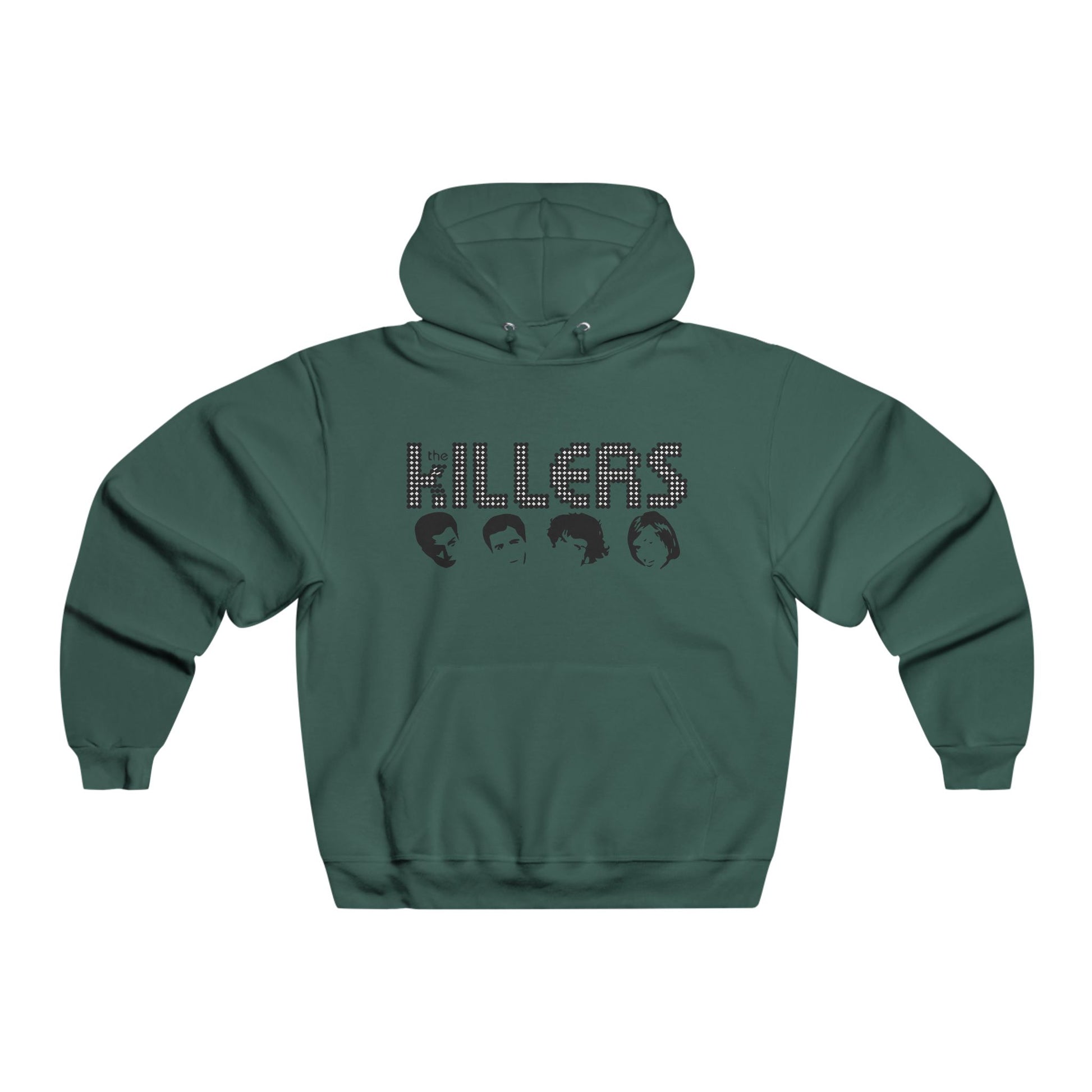 Diamond Dot Retro Men's NUBLEND® Hooded Sweatshirt - snazzymerch