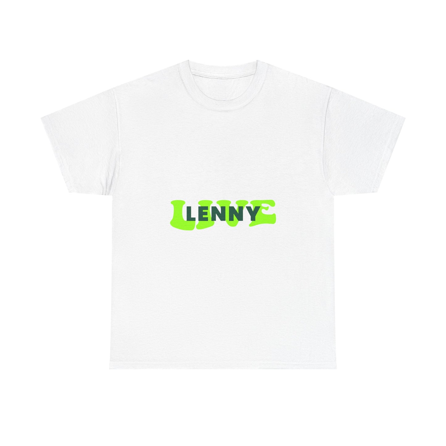 Live Lenny Pop Unisex Heavy cotton tee Printify