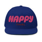 Happy Times Gradient Flat Bill Cap (Embroidery) - snazzymerch