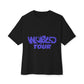 World Tour Bubble Letter-Oversized Tee Printify