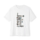 Billie Eilish Inspired Oversized T-Shirt – Mixed Message Collage Edition Printify