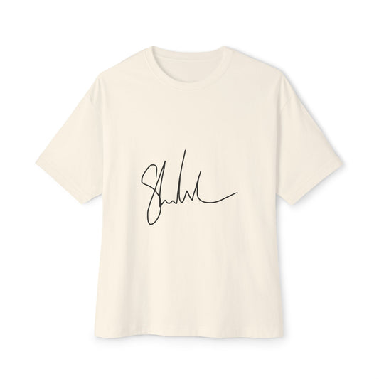 Outline Echo Unisex Oversized Boxy Tee Printify