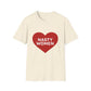 Nasty Women Heart - Unisex Softstyle T-shirt Printify
