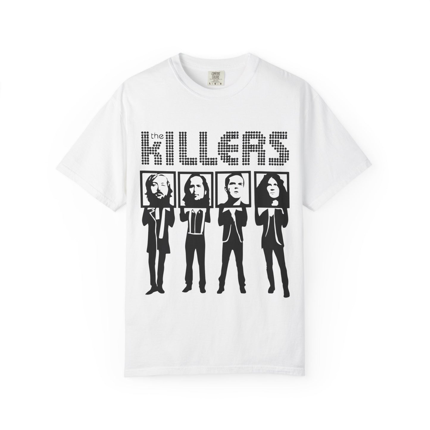 Retro Block Letter Unisex Garment-Dyed T-shirt - snazzymerch