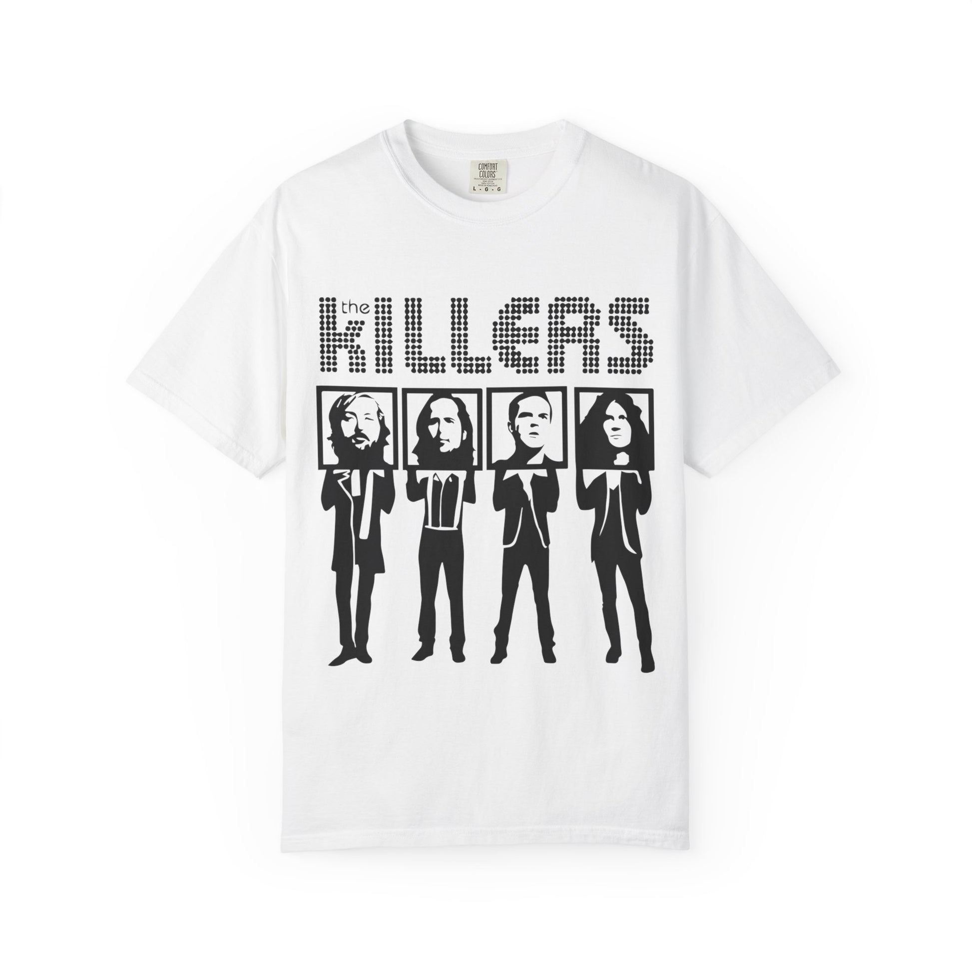 Retro Block Letter Unisex Garment-Dyed T-shirt - snazzymerch