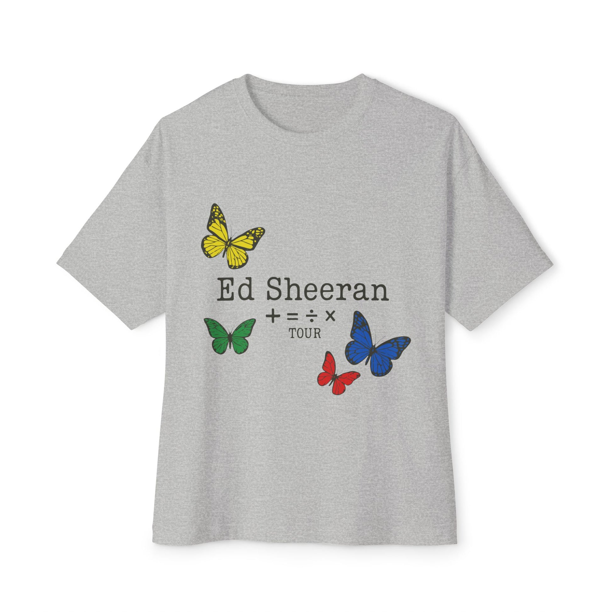 Ed Sheeran Butterfly Boxy Tee | Oversized Fit
