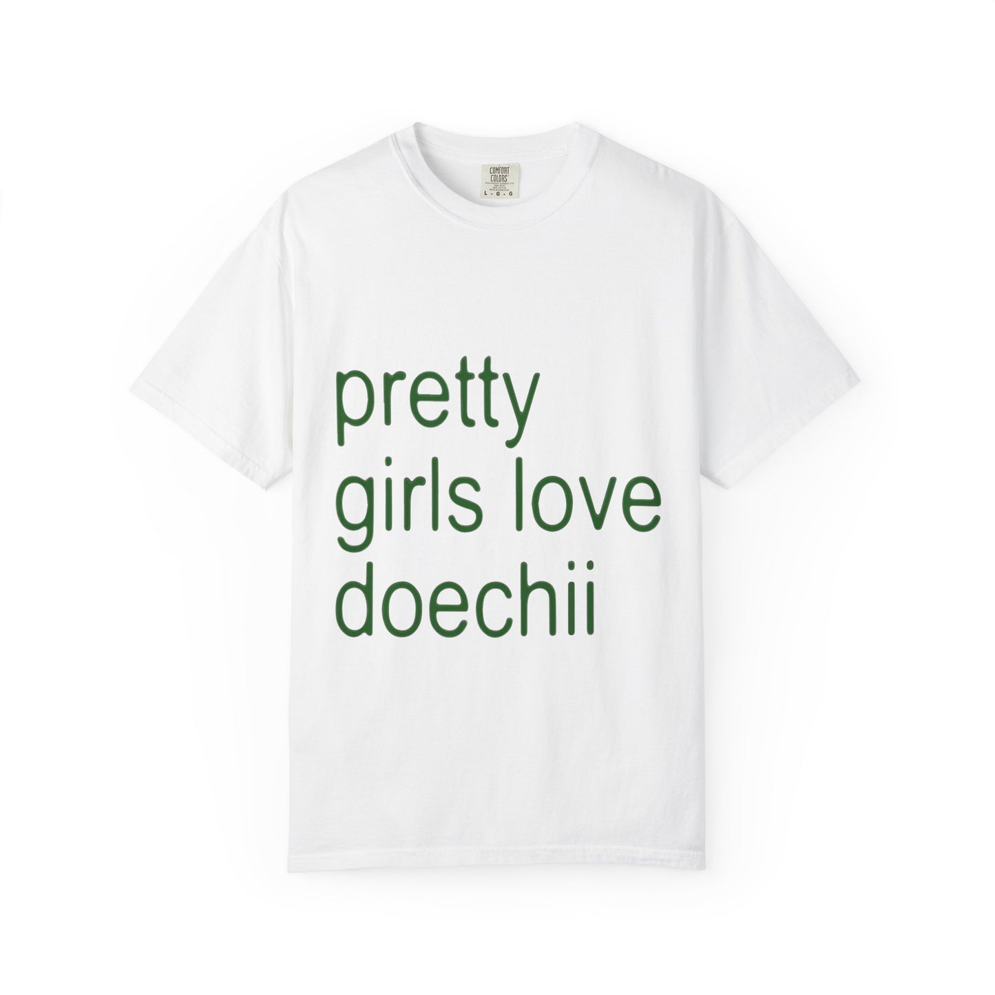 Green Text Statement Unisex Garment-Dyed T-shirt - snazzymerch