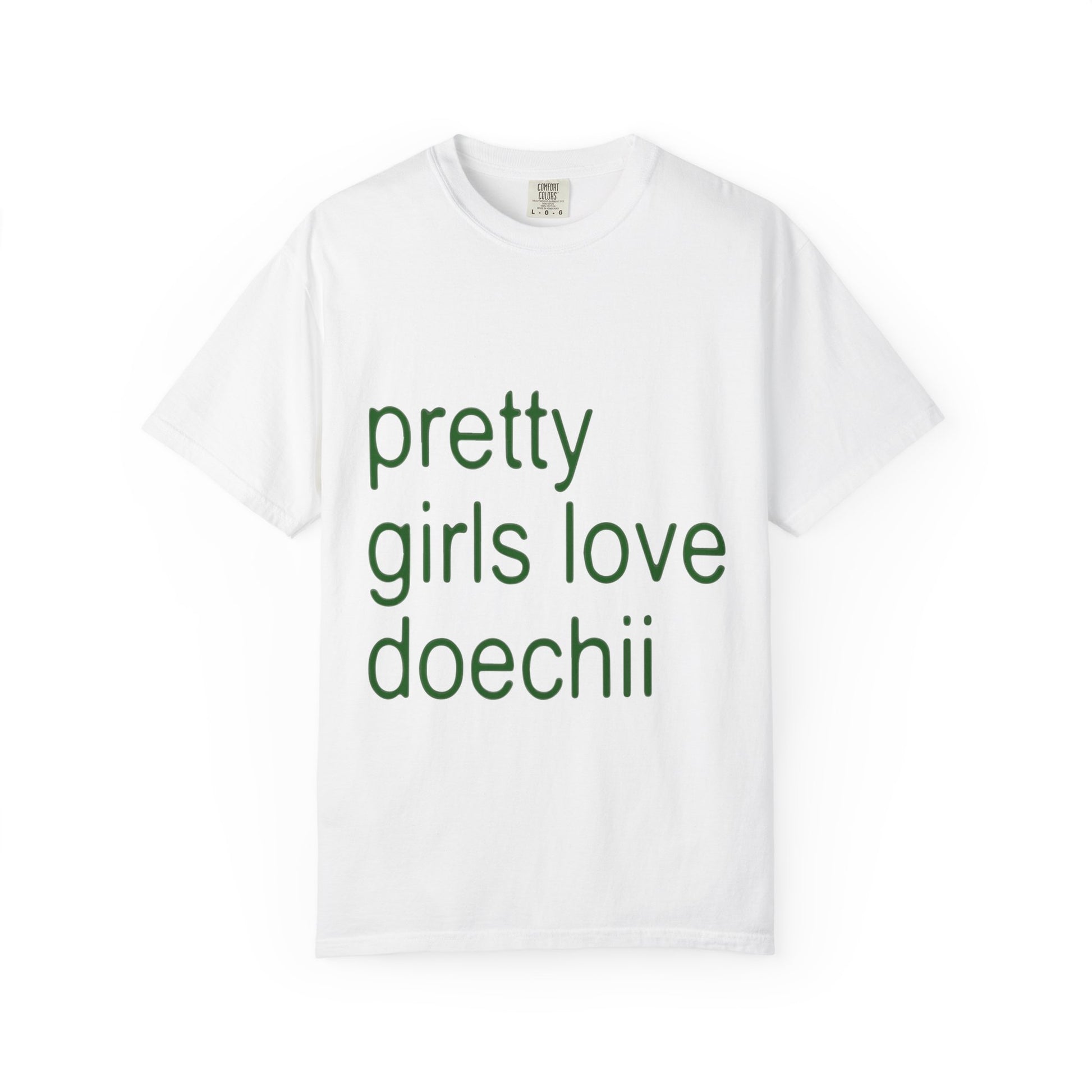 Green Text Statement Unisex Garment-Dyed T-shirt - snazzymerch