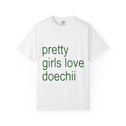 Green Text Statement Unisex Garment-Dyed T-shirt - snazzymerch