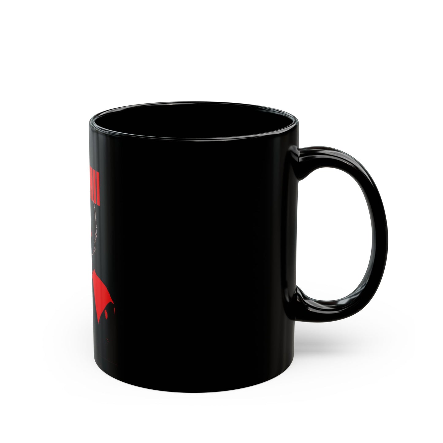 Art Portrait Black Mug (11oz, 15oz) - snazzymerch