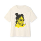 Neon Mood Portrait Oversized T-Shirt – Vibrant Streetwear Edition Printify