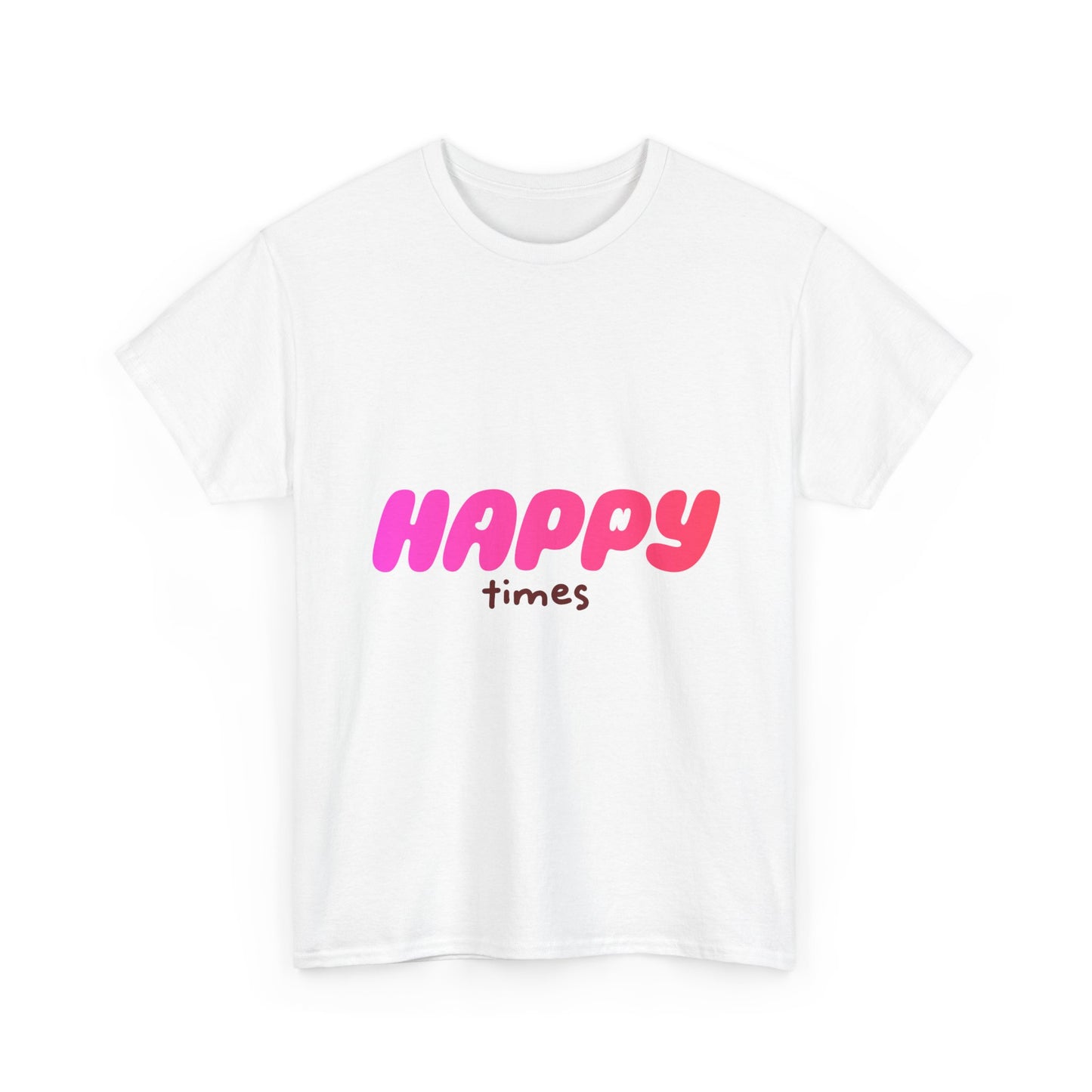 Happy Times Gradient Unisex Heavy Cotton Tee - snazzymerch