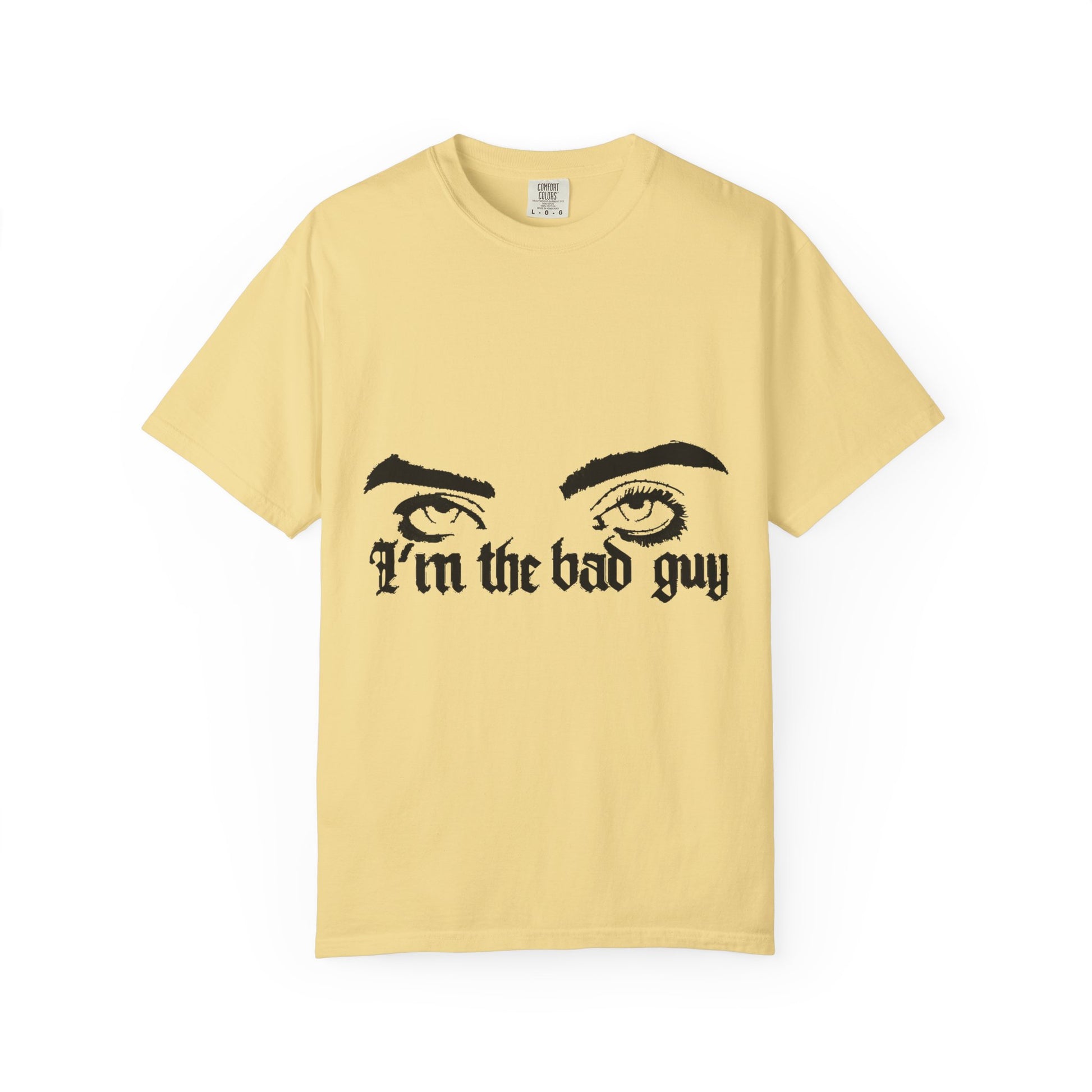 Billie Eilish Inspired Dyed T-shirt – Eyes & Shadows Gothic Edition Printify