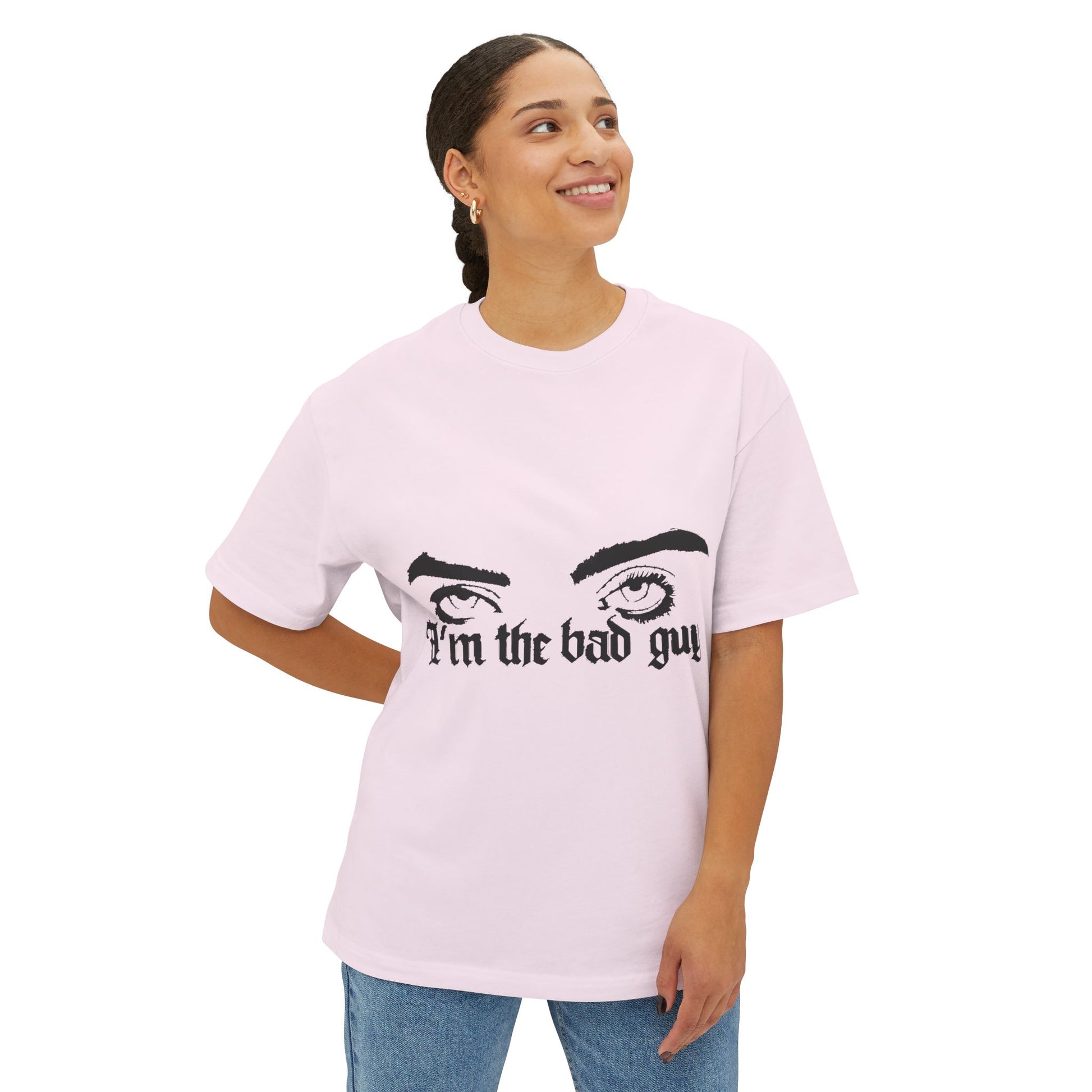 Billie Eilish Inspired Oversized T-Shirt – Eyes & Shadows Gothic Edition Printify