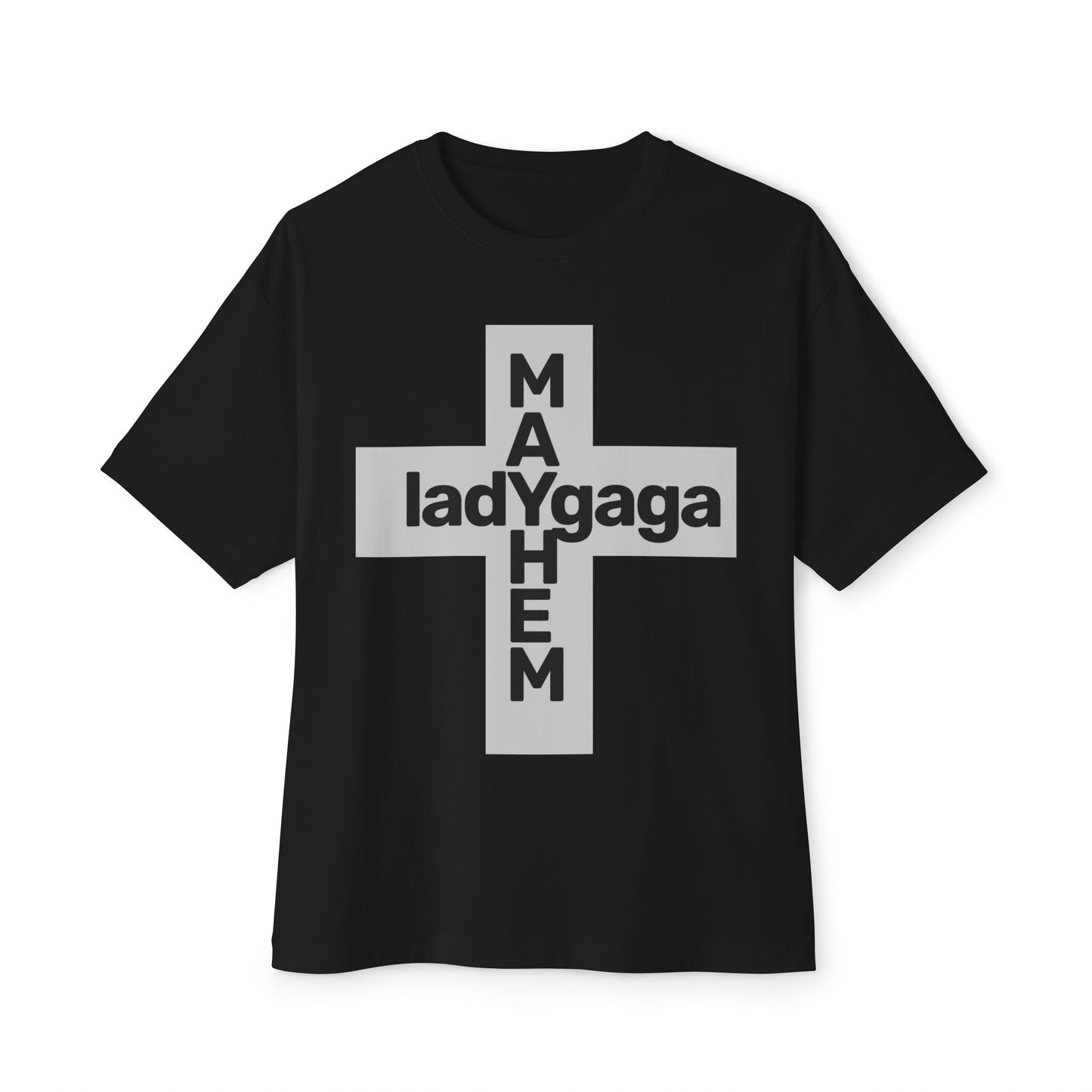 Lady Cross Mayhem-Unisex Oversized Tee Printify
