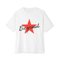 Red Star “Beyond” Unisex Oversized Boxy Tee - snazzymerch