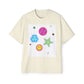 Color Pop Charm Patch Men's Heavy Oversized Tee - snazzymerch