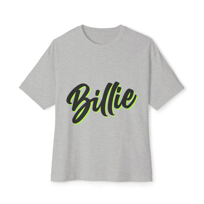 Billie Eilish Inspired Oversized T-Shirt – Electric Script Vibes Edition Printify