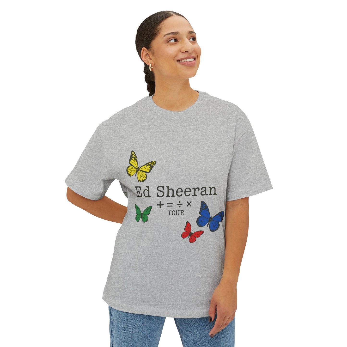 Ed Sheeran Butterfly Boxy Tee | Oversized Fit
