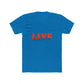 Retro Live Lettering Print Unisex Cotton Tee - snazzymerch