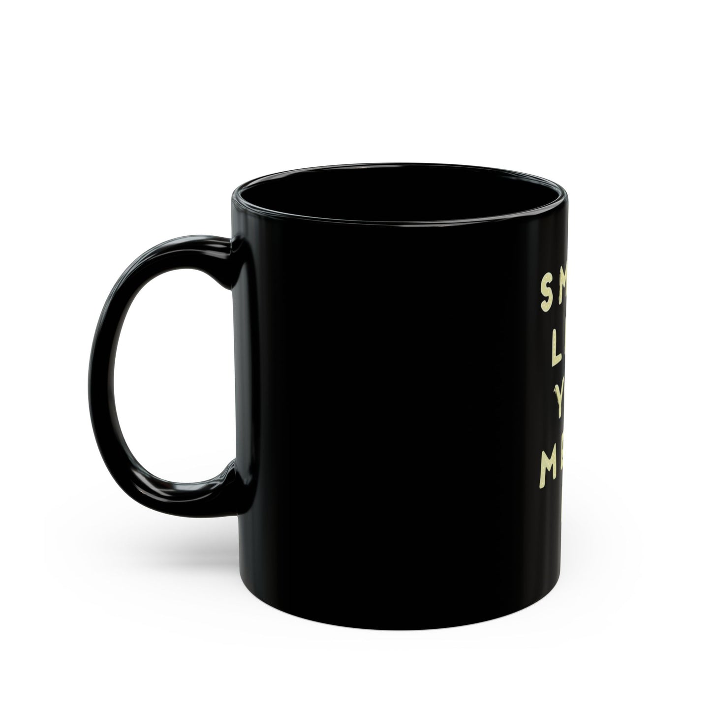 Glow-Inspired Quote Black Mug (11oz, 15oz) - snazzymerch