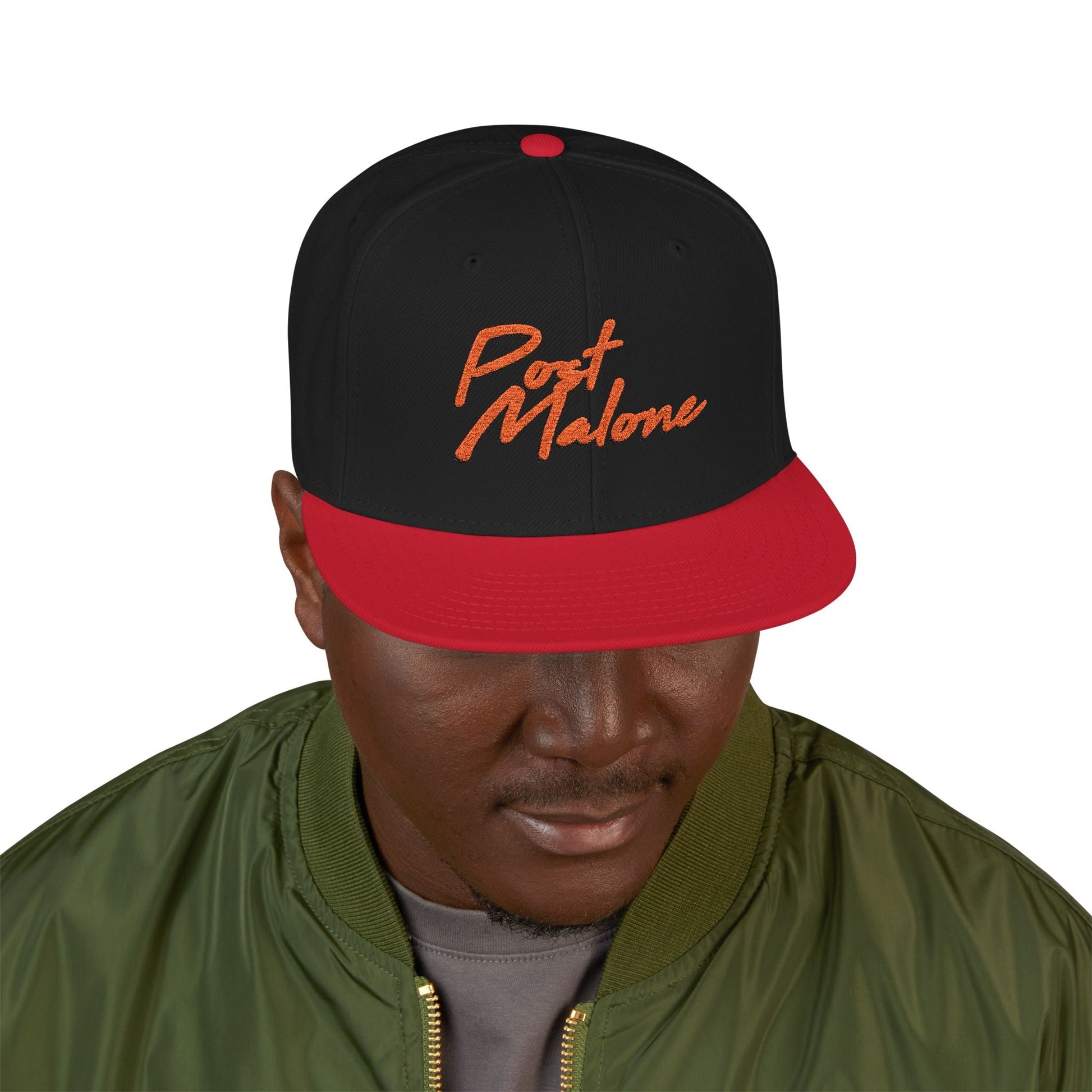 Snapback (Embroidery) – Post Melone Name Design Printify