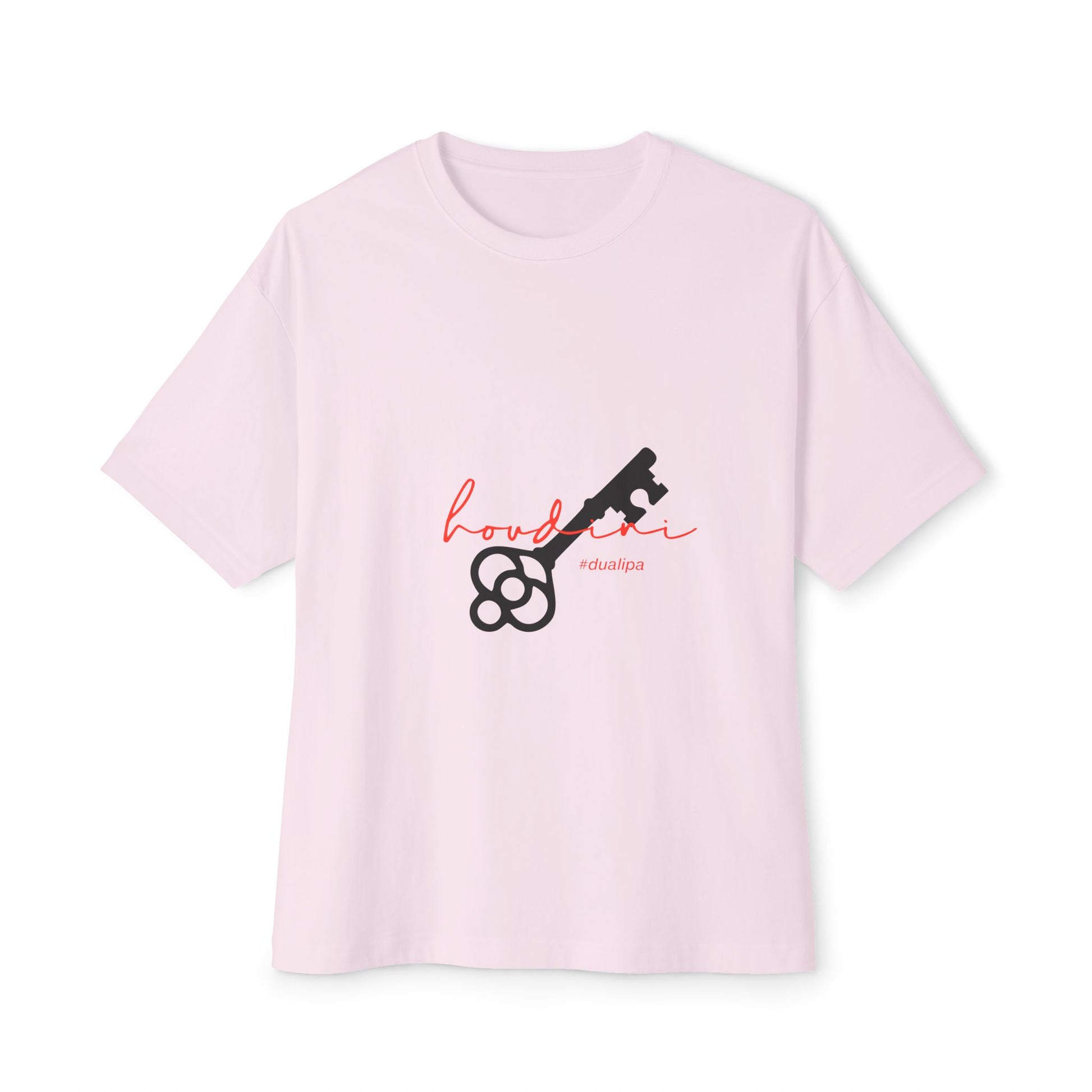 Cursive Spell “Houdini” Unisex Oversized Boxy Tee - snazzymerch