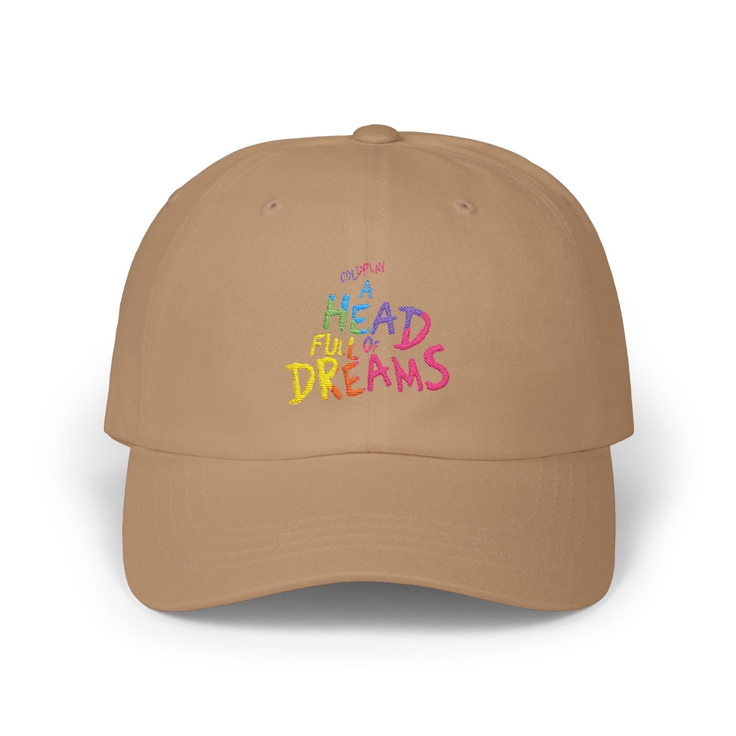 Classic Dad Cap — Coldplay’s Iconic A Head Full of Dreams Printify