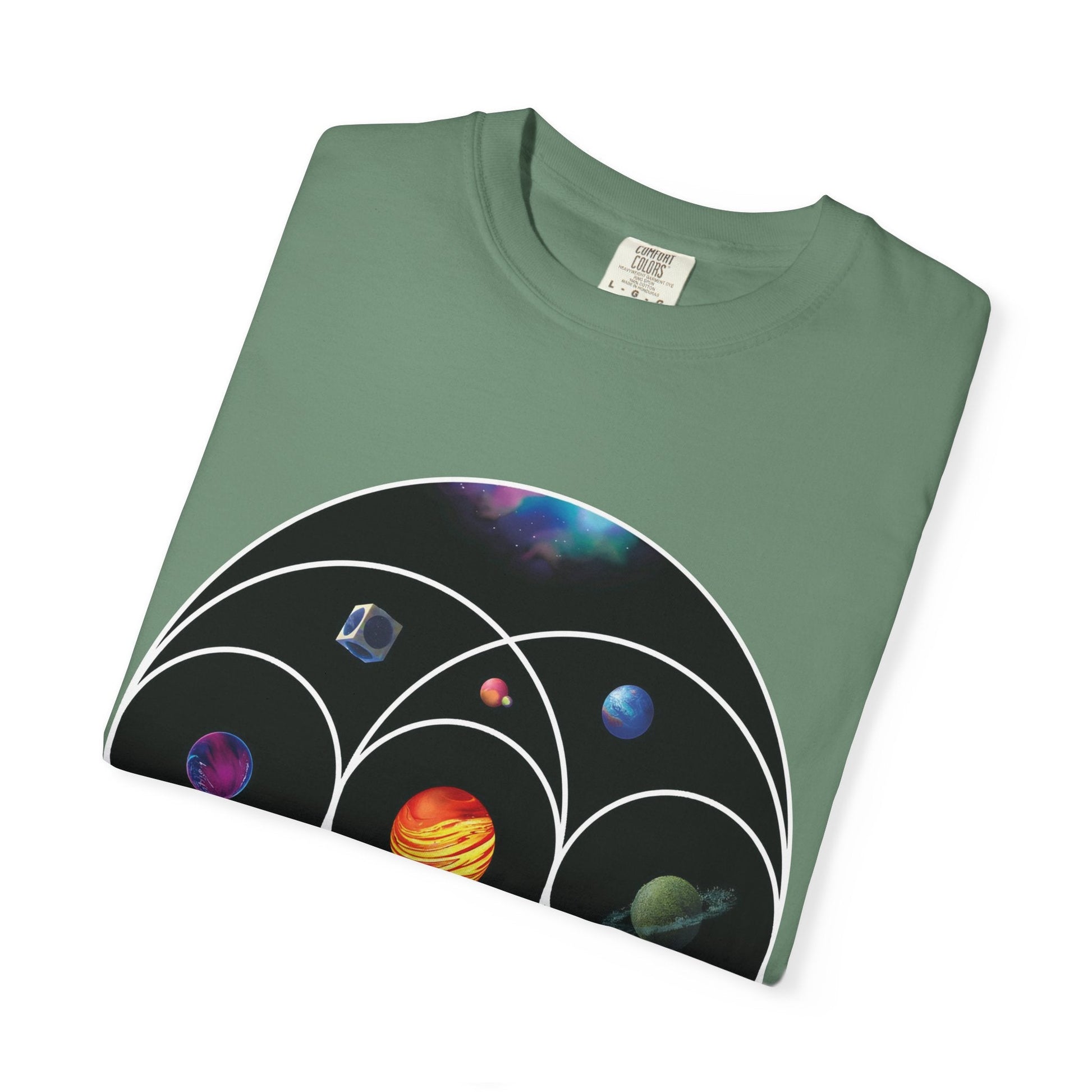Unisex Garment-Dyed T-Shirt Inspired by Coldplay’s Illustration Concept Printify