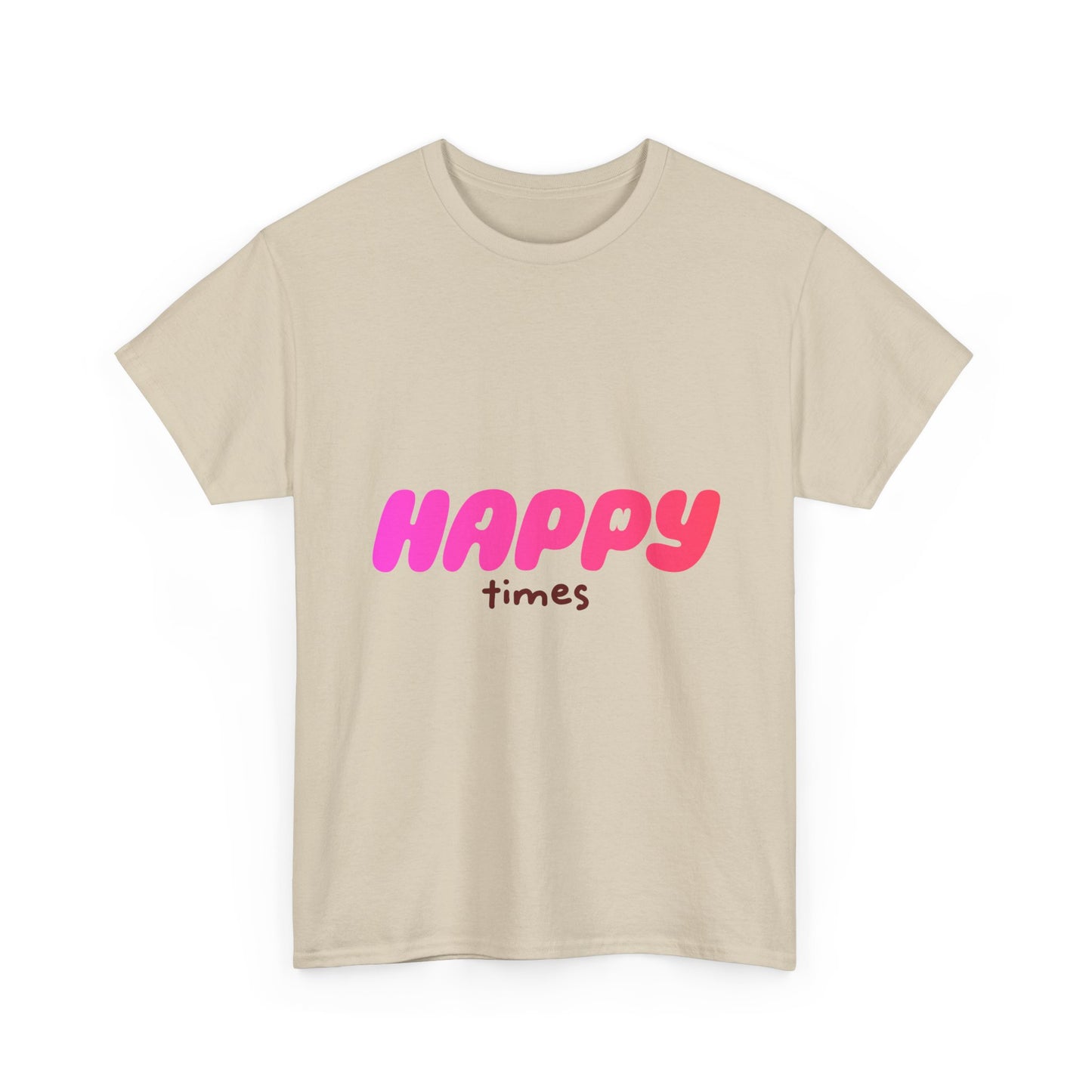 Happy Times Gradient Unisex Heavy Cotton Tee - snazzymerch