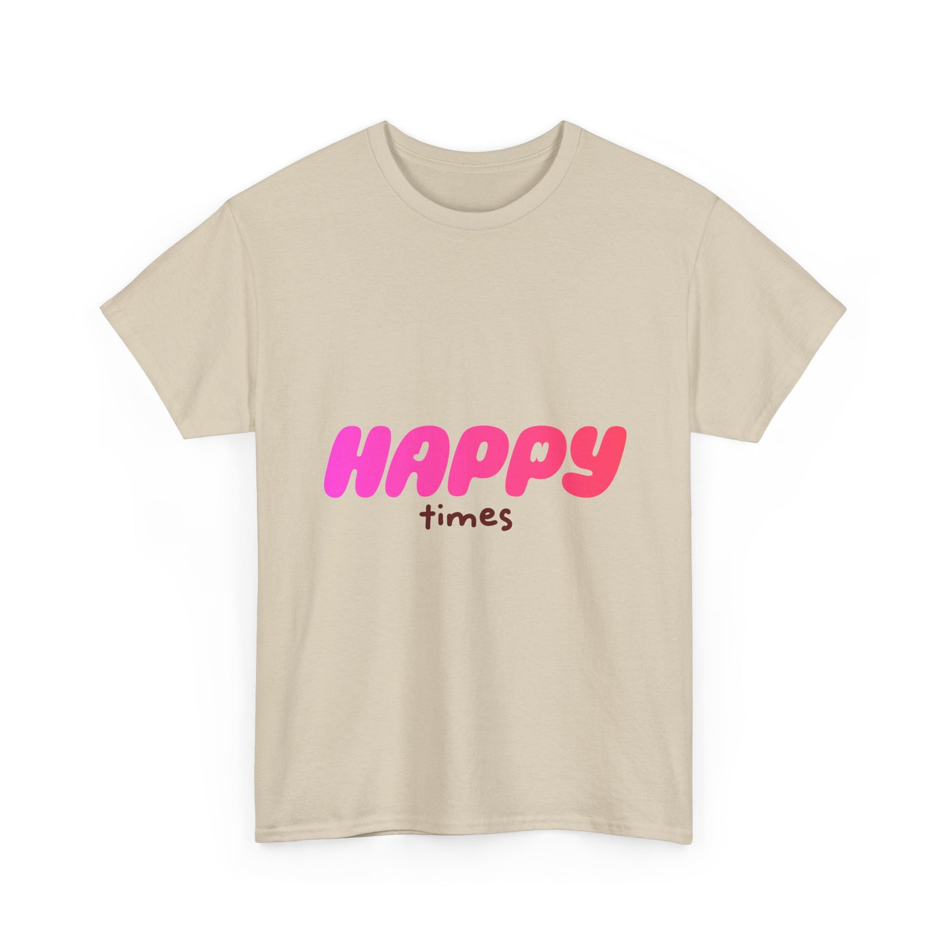 Happy Times Gradient Unisex Heavy Cotton Tee - snazzymerch