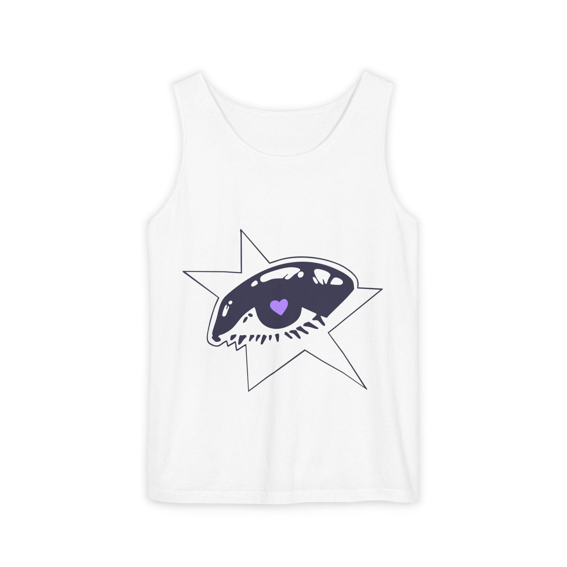 Purple Starry Eye-Dyed Tank Top Printify