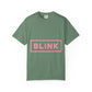 Minimal BLINK Logo – Dyed T-shirt Printify